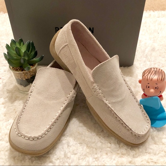 boys cream loafers